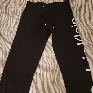 Small Black Calvin Klein Sweatpants